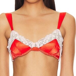 HAH After Hours Bra in Blood Orange
